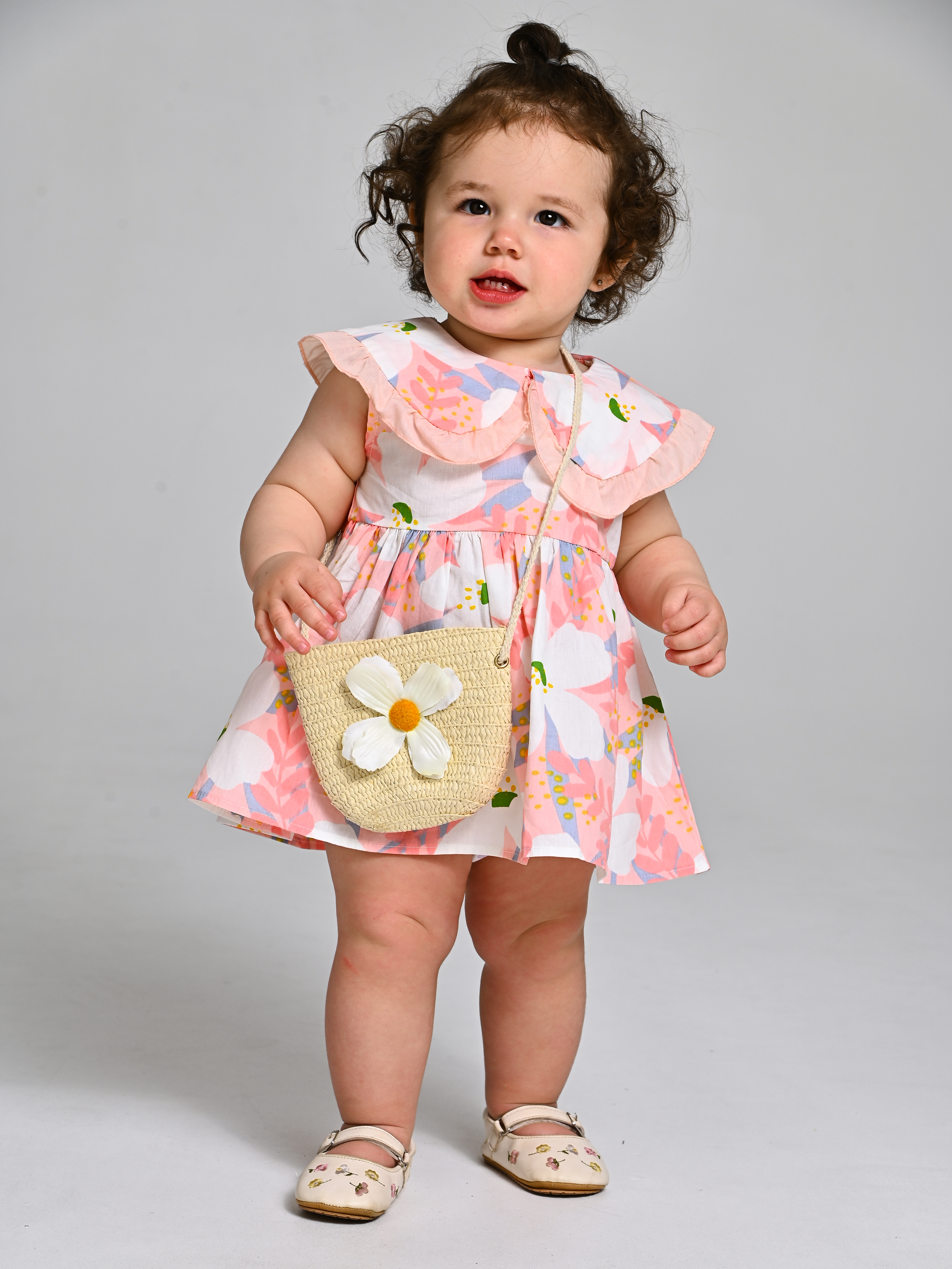 Платье Artcher Платье009Цветы_розовое - фото 1