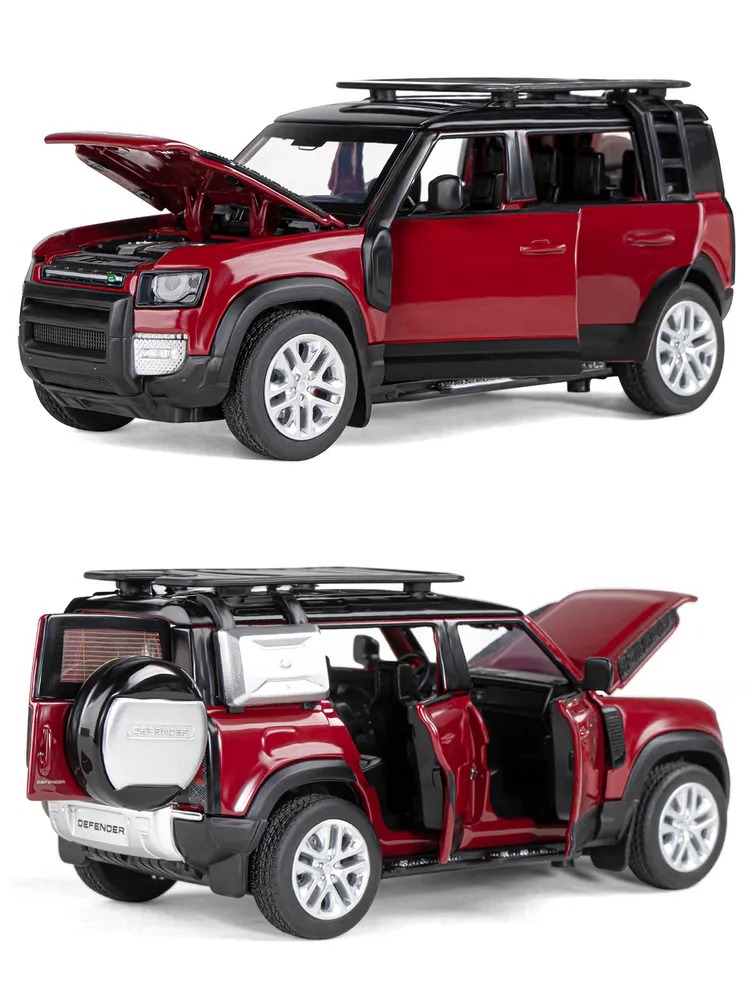 Внедорожник АВТОпанорама Land Rover Defender 110 1:32 JB1251469 - фото 8