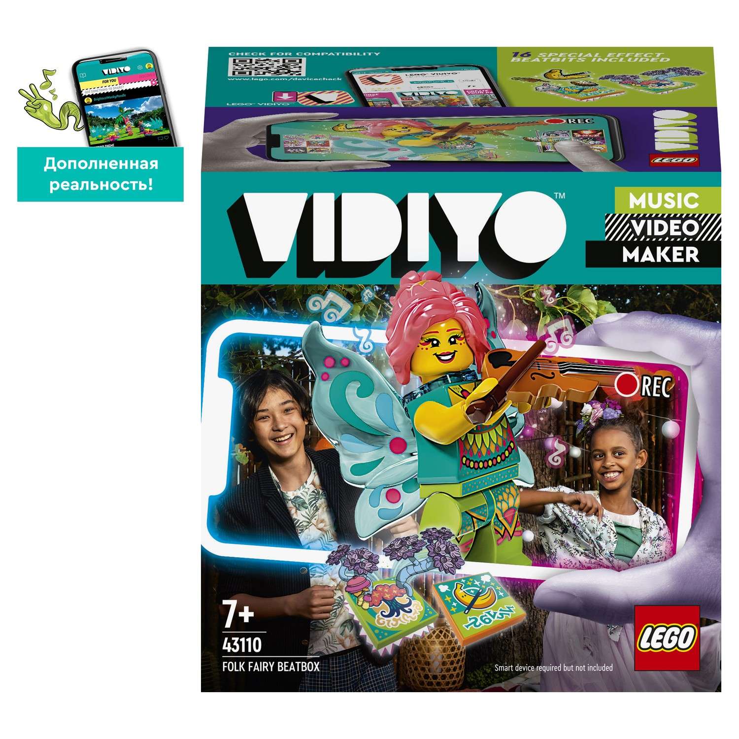 Конструктор LEGO VIDIYO Folk Fairy BeatBox блочный - фото 2