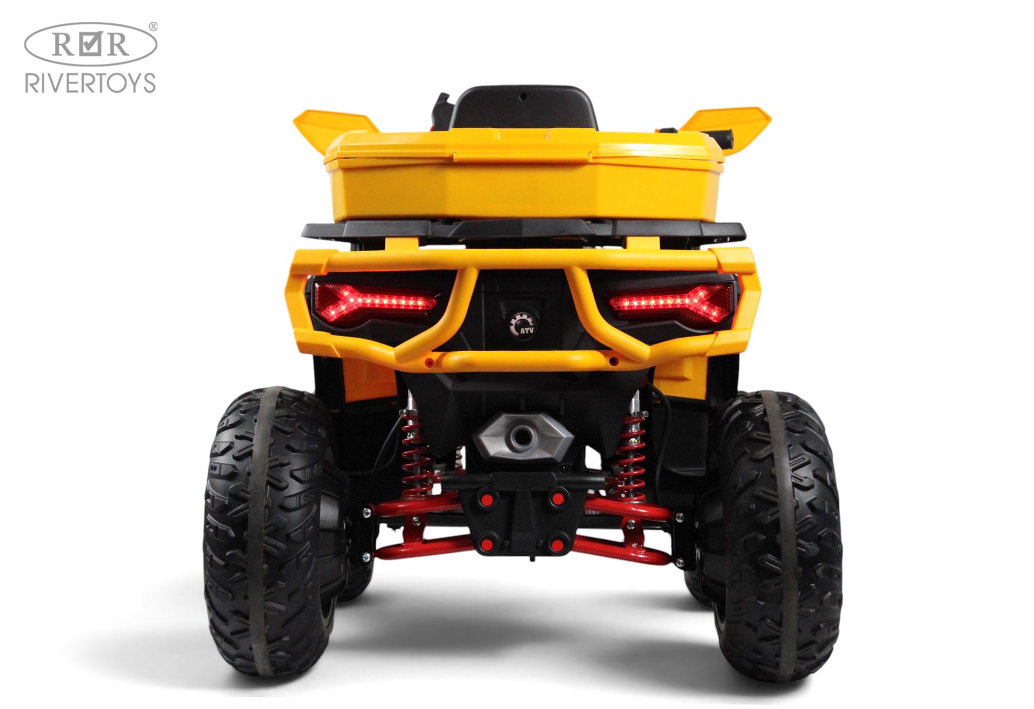 Электромобиль RIVERTOYS Z111ZZ-NEW-YELLOW С пультом ДУ - фото 4