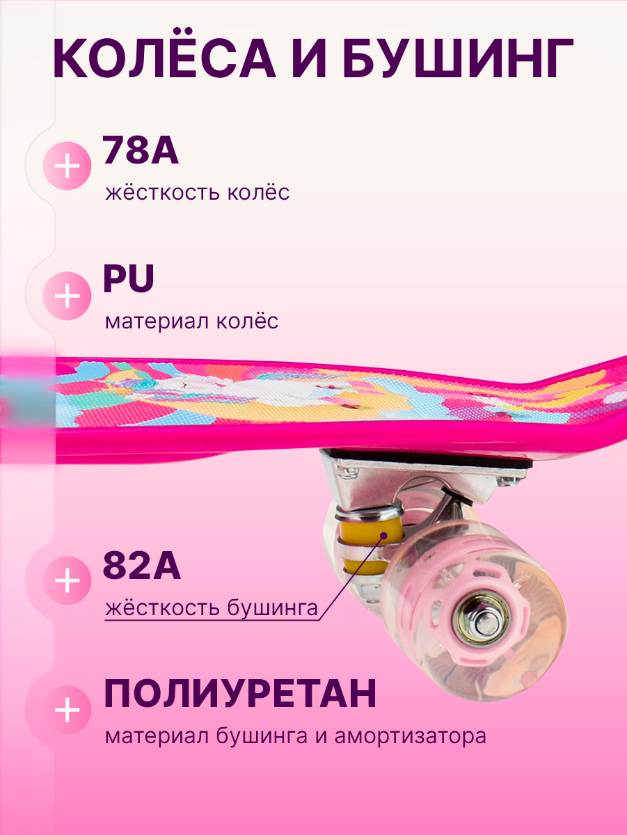 Скейтборд U-TURN 59 см - фото 3