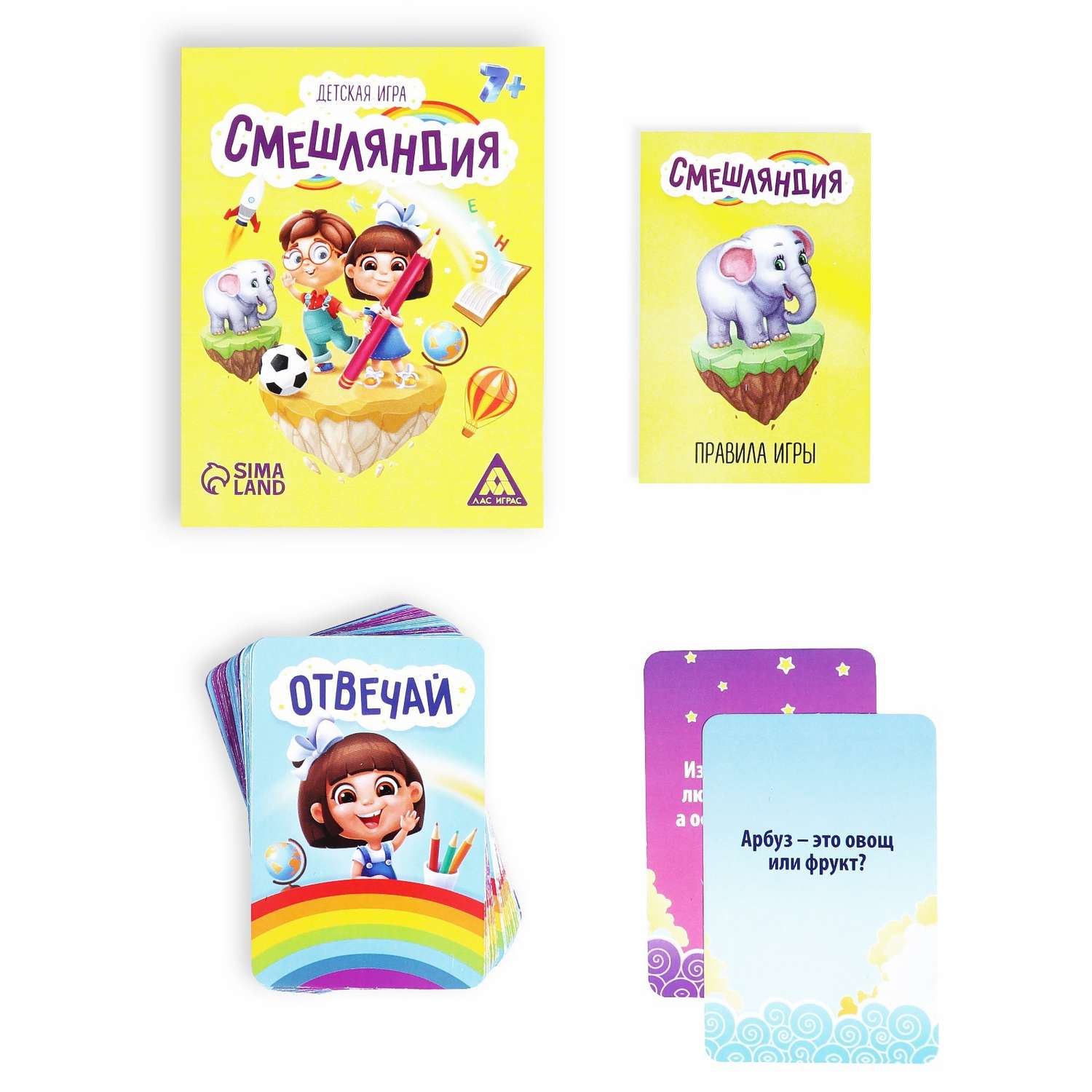Настольная игра Лас Играс Смешляндия - фото 2