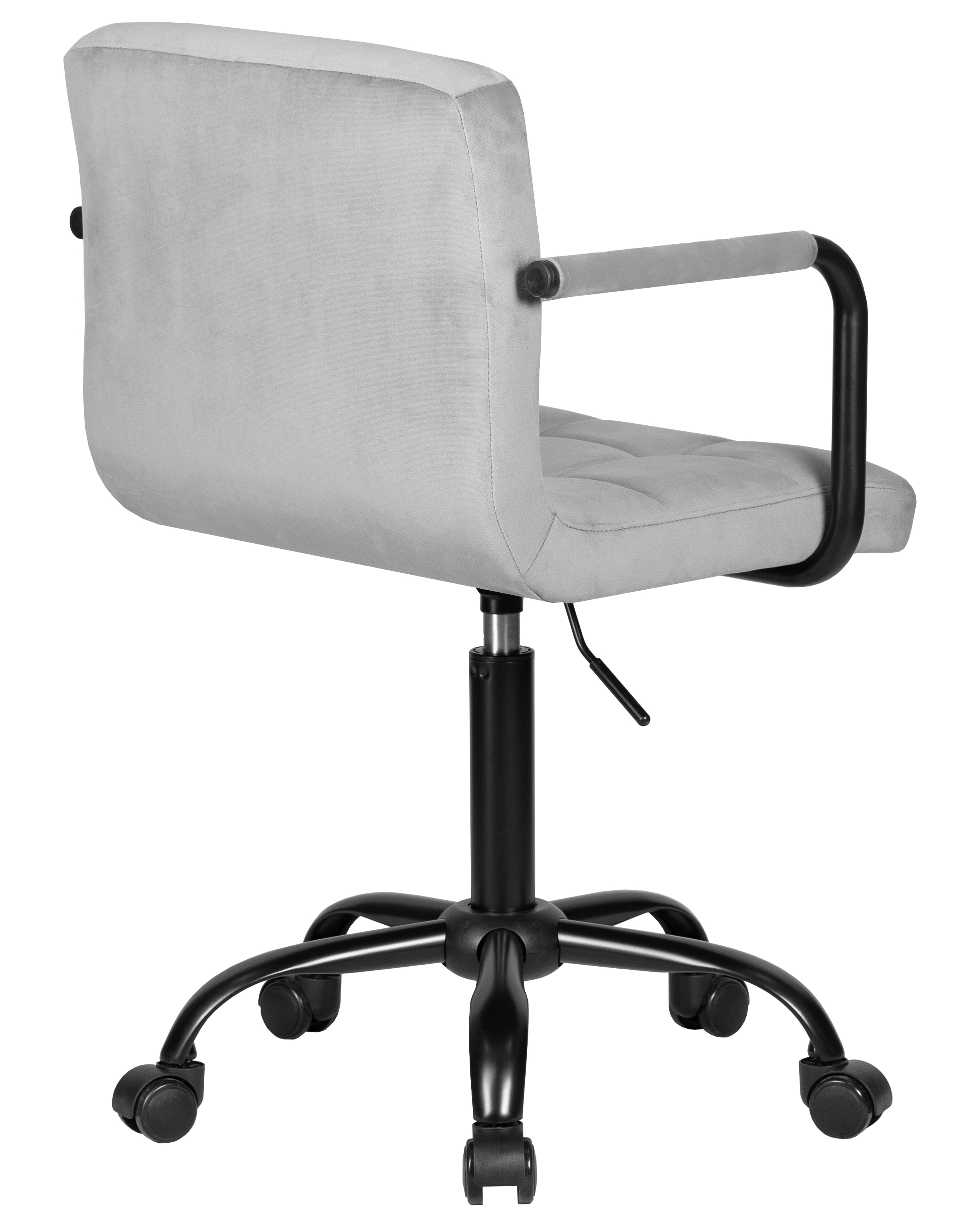 Офисное кресло DOBRIN серый велюр - фото 4