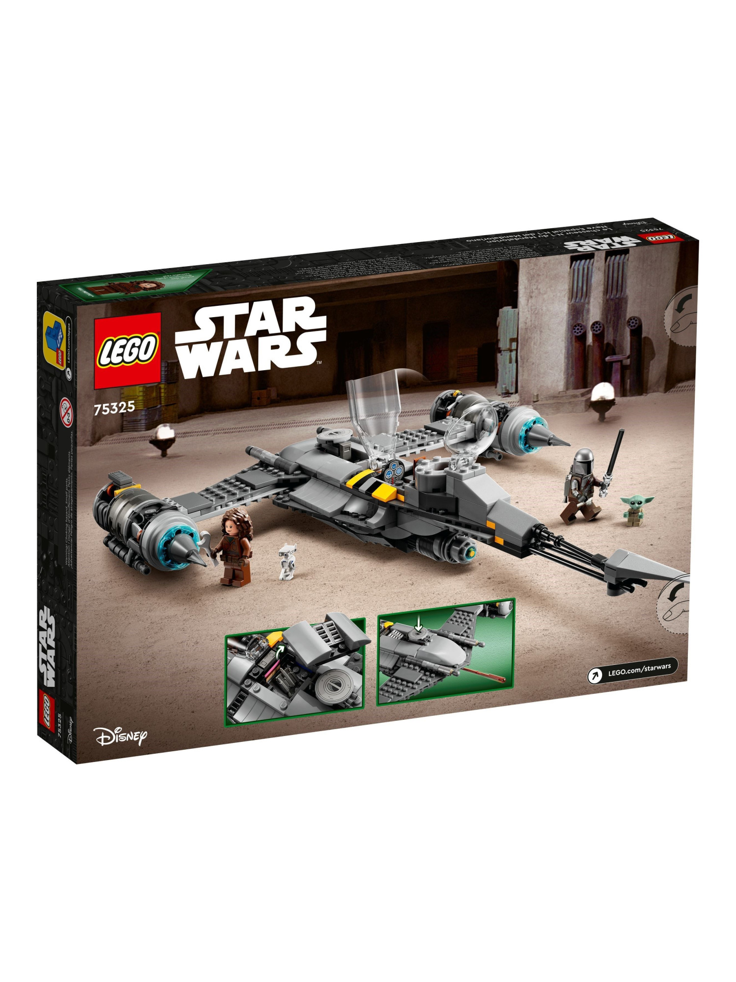 Конструктор LEGO Star Wars Истребитель Мандалорца 412 дет. - фото 2