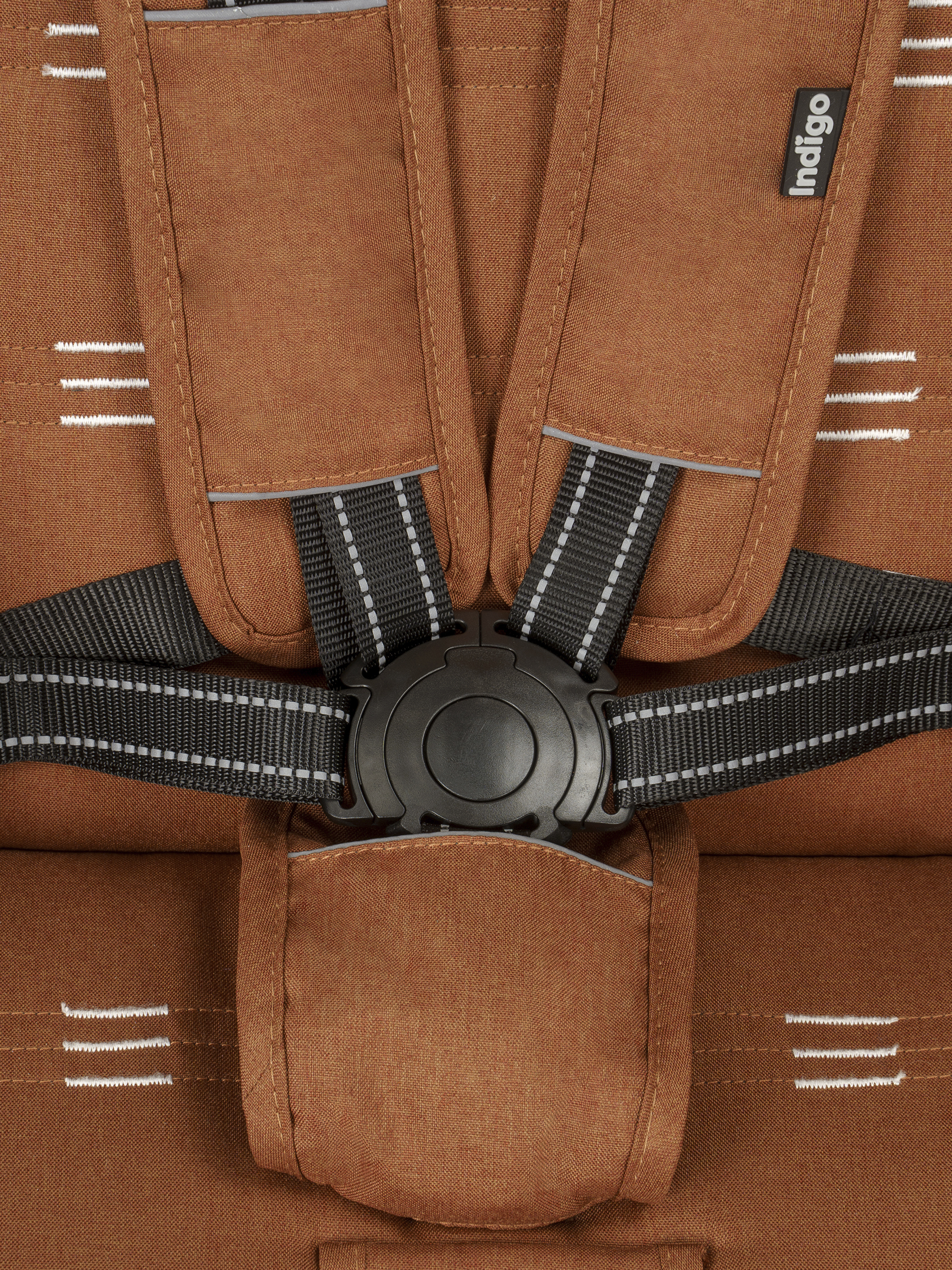 Коляска прогулочная Indigo Mega терракот - фото 21