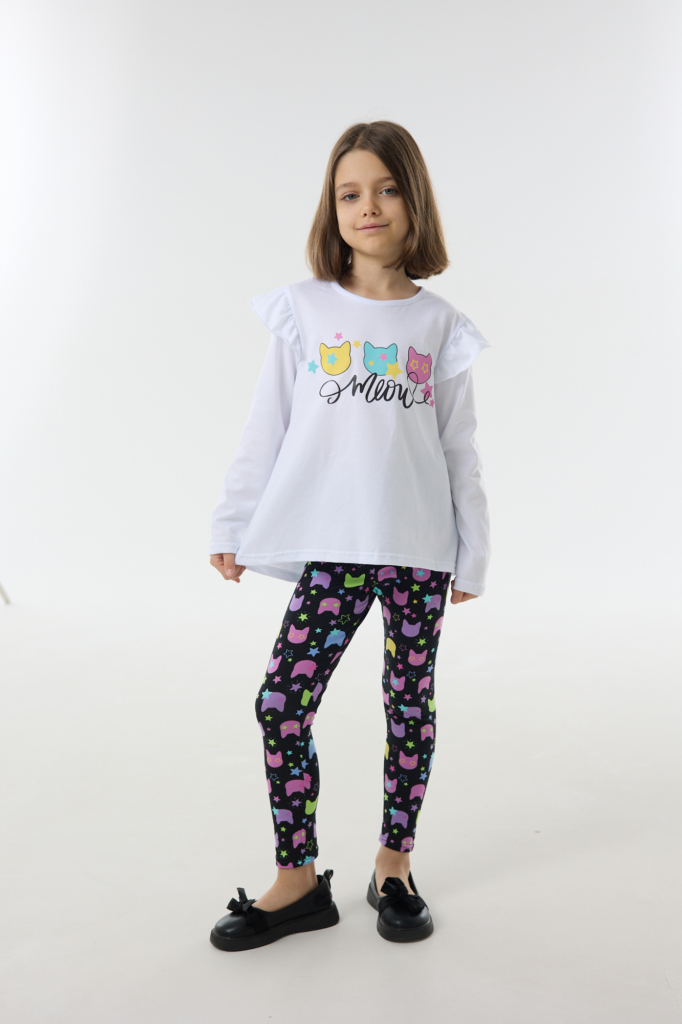 Костюм YAXX 021--Костюм киска/белый (К+Л) - фото 6