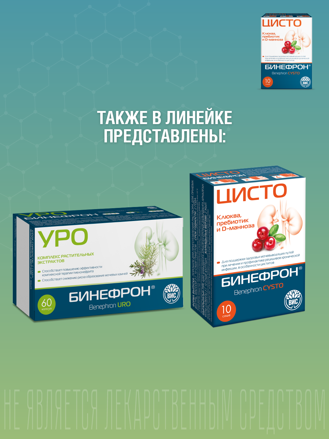 БАД ВИС Бинефрон ЦИСТО Benephron Cysto саше №10 - фото 12