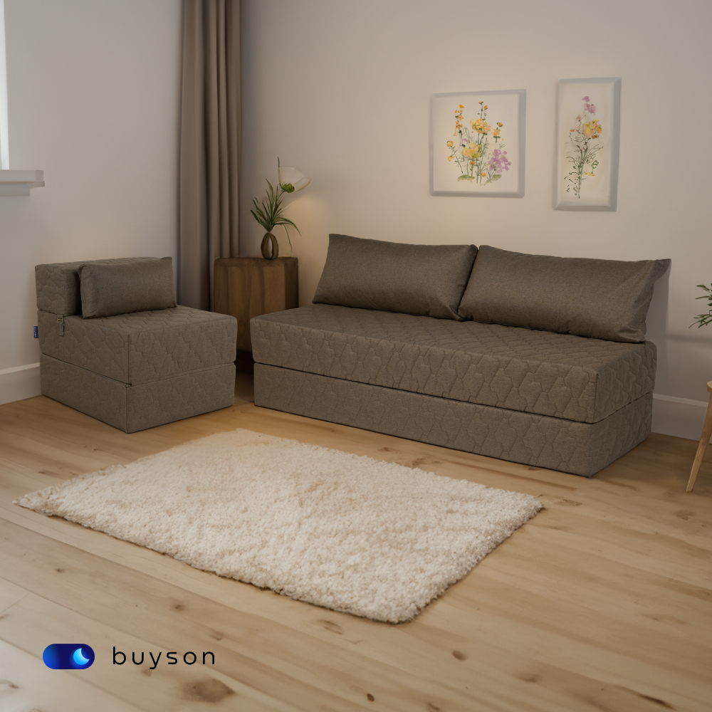 Кресло buyson BuyDream коричневый - фото 10