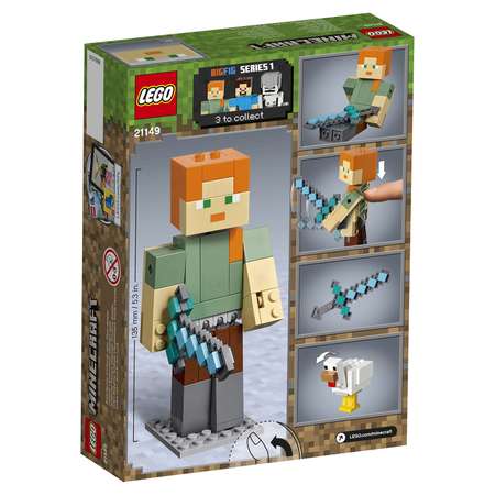 Конструктор LEGO Minecraft блочный