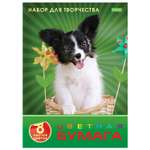 Цветная бумага Hatber 8 лист.
