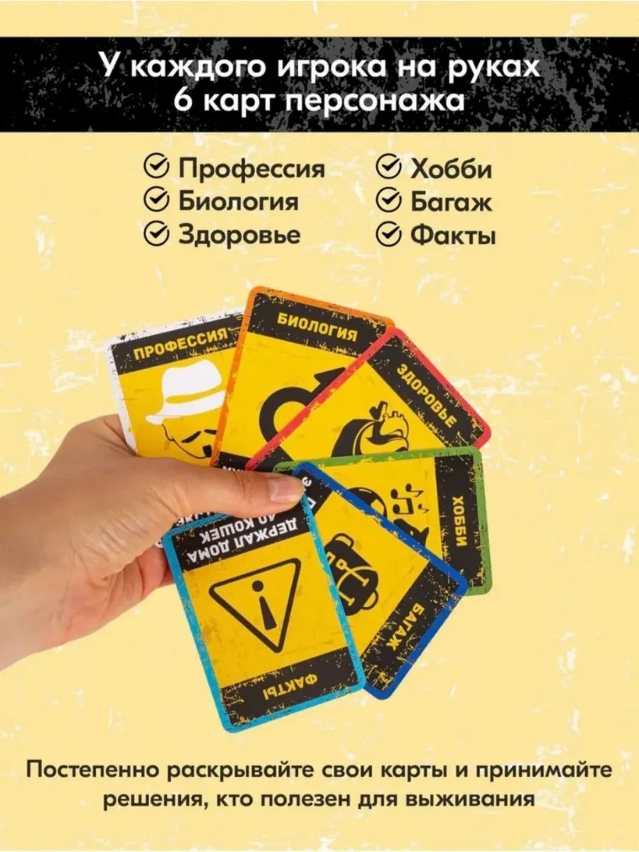 Настольная игра ТОТОША БУНКЕР-Б игра для компании 12+ - фото 9