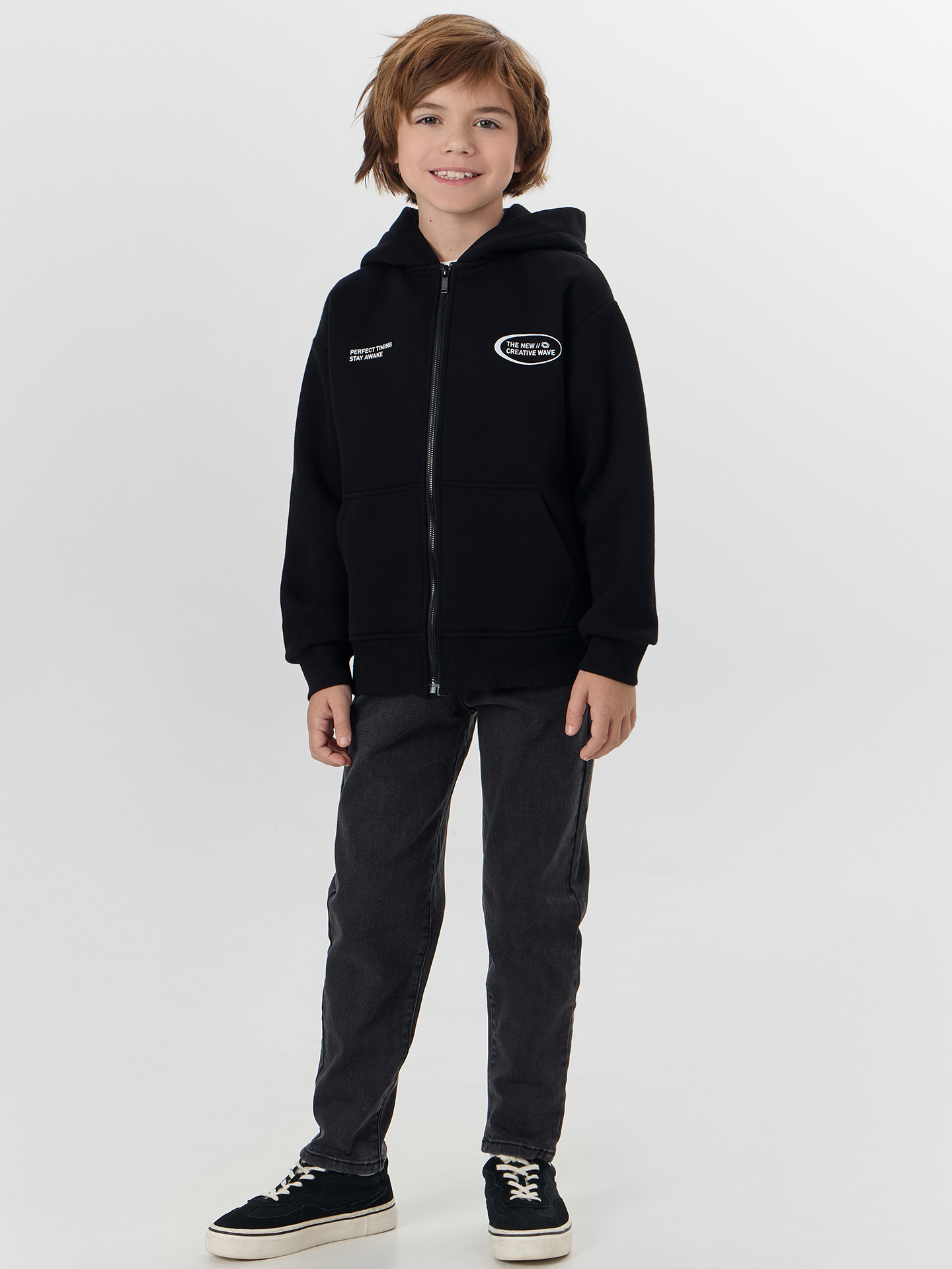 Толстовка Mark Formelle (Марк Формэль) 363332/1/черный +печать3 - фото 6