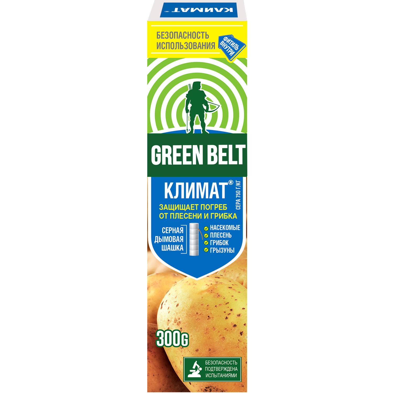 Серная дымовая шашка Green Belt Климат 300г - фото 1