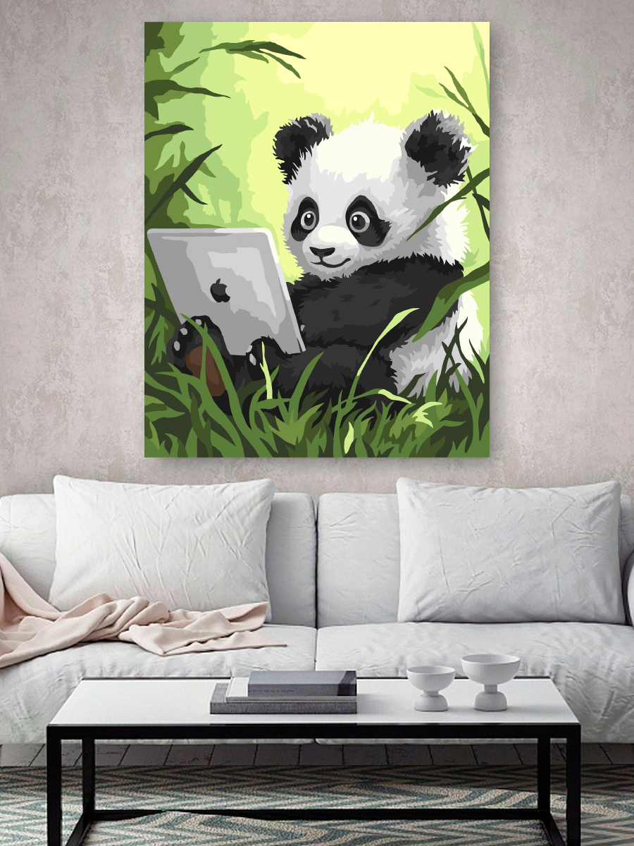 Картина по номерам Hobby Paint Современная панда в ассортименте - фото 3