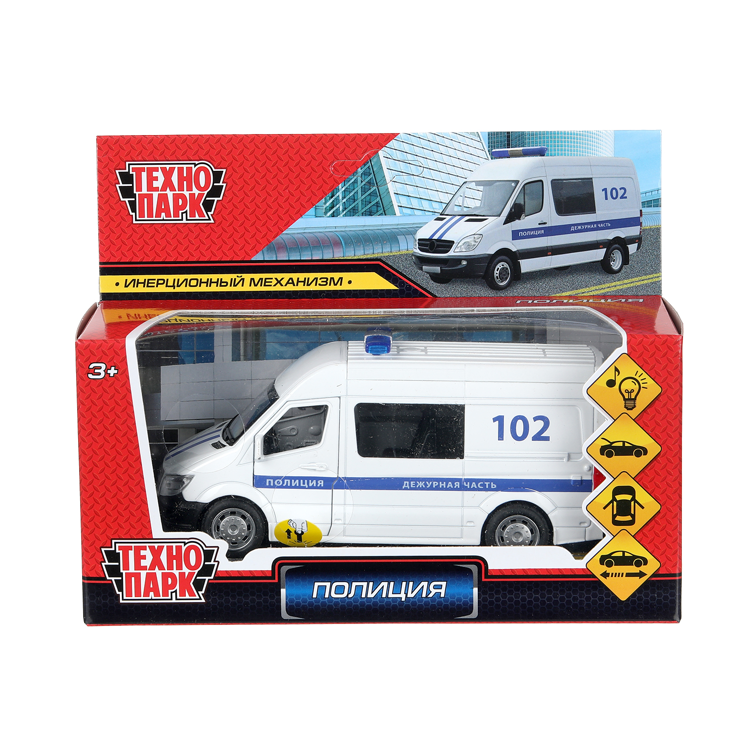 Полицейская машина Технопарк 404591 - фото 1