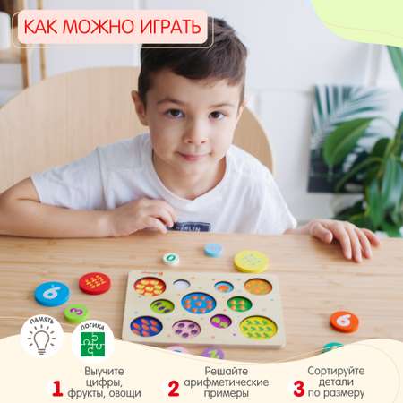 Игрушка Alatoys сортер Веселая арифметика
