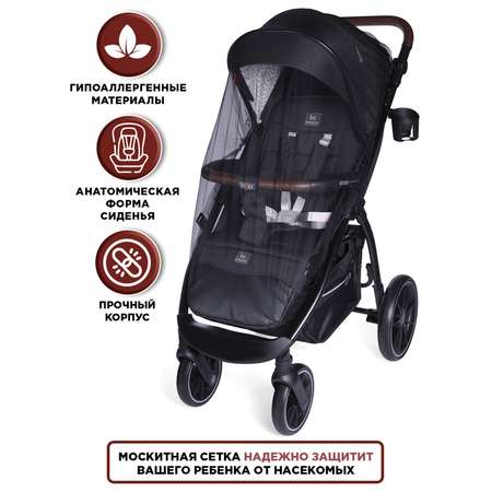 Коляска прогулочная BabyCare Venga Серый Меланж