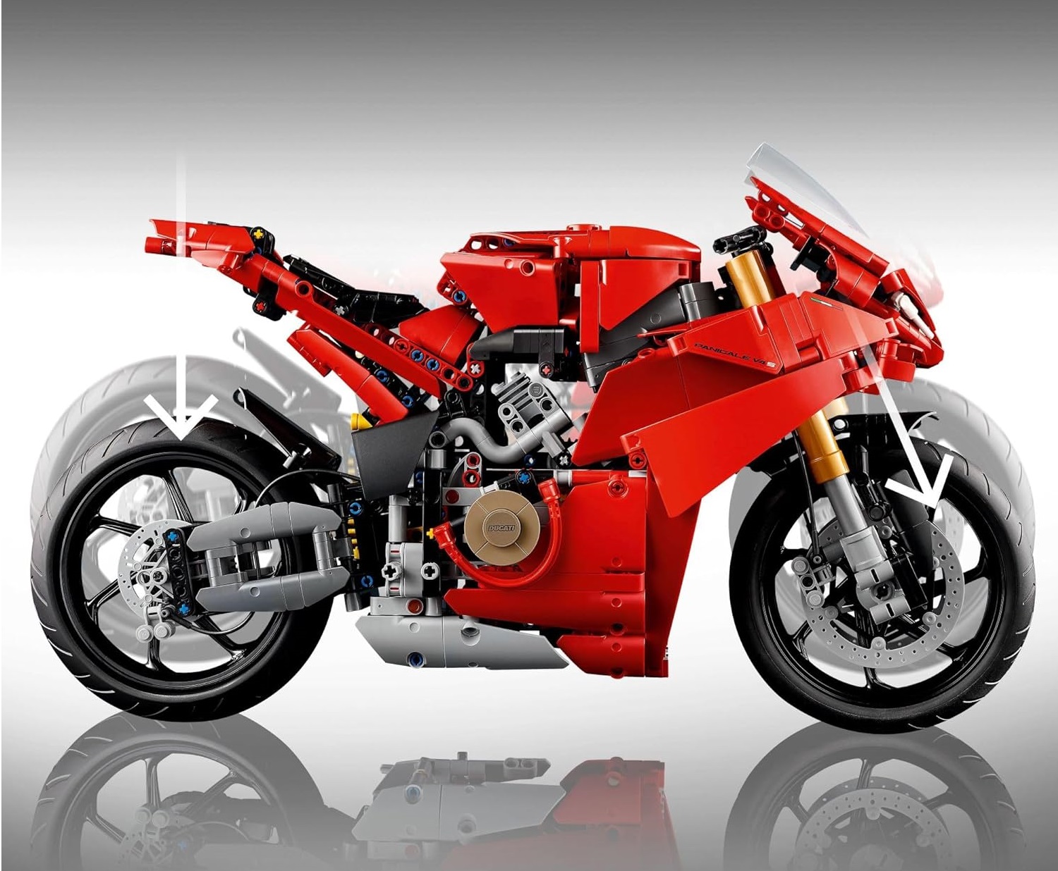 Конструктор LEGO Technic Мотоцикл Ducati Panigale 1603 дет. - фото 2