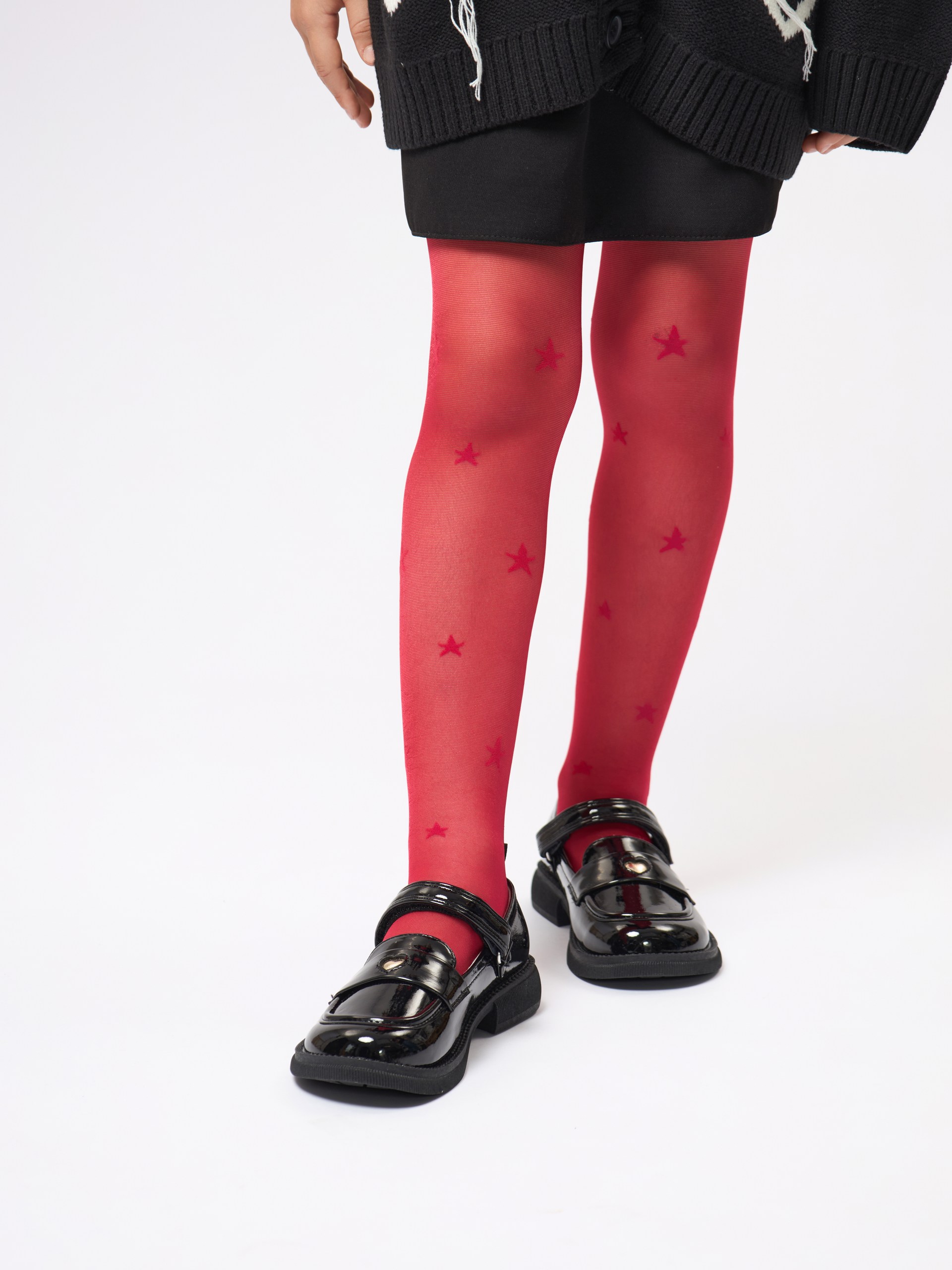 Колготки ALEX YVN KT-STAR-40D-1-красн. - фото 1