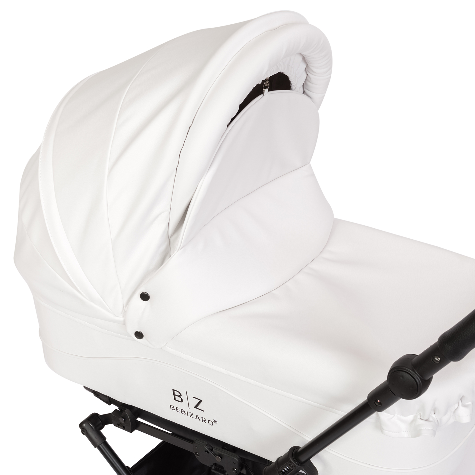 Коляска люлька Bebizaro Classic White - фото 5
