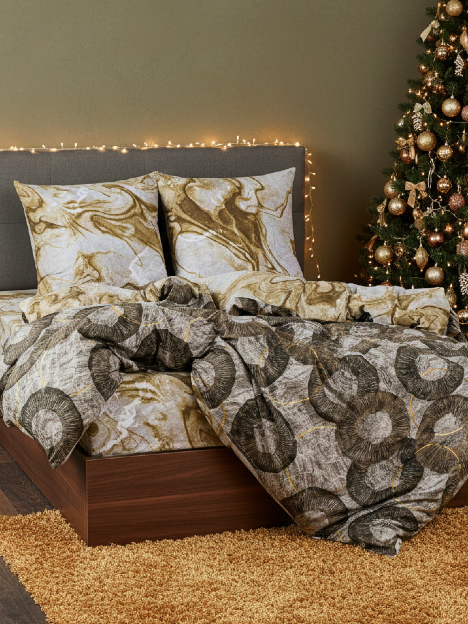 Комплект постельного белья LOVEBERRY Аммонит евро 4 предм. - фото 2