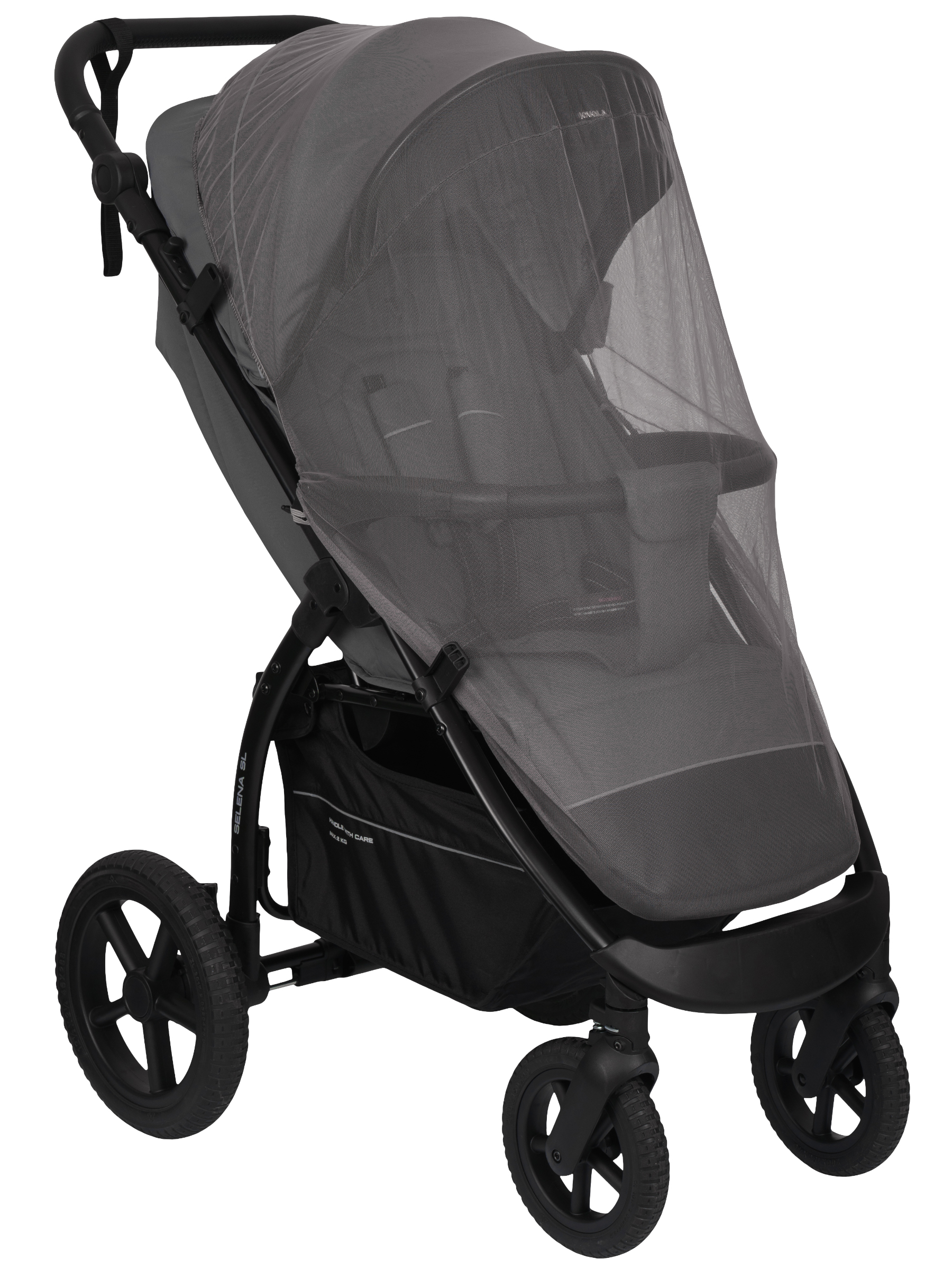 Коляска прогулочная JOVOLA Selena SL, всесезонная серый - фото 26