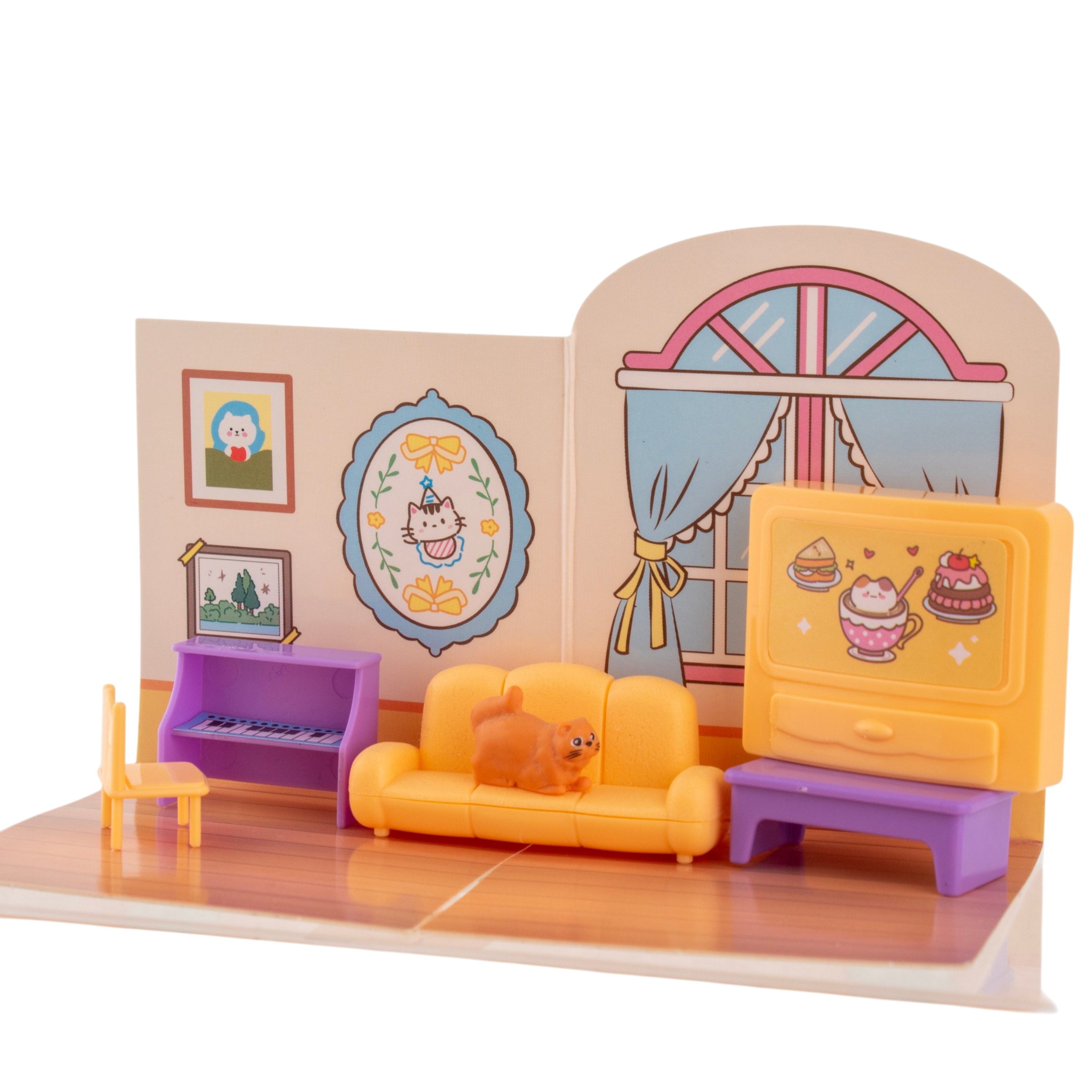 Конструктор KiddiePlay Домик с котиком-сюрприз - фото 5