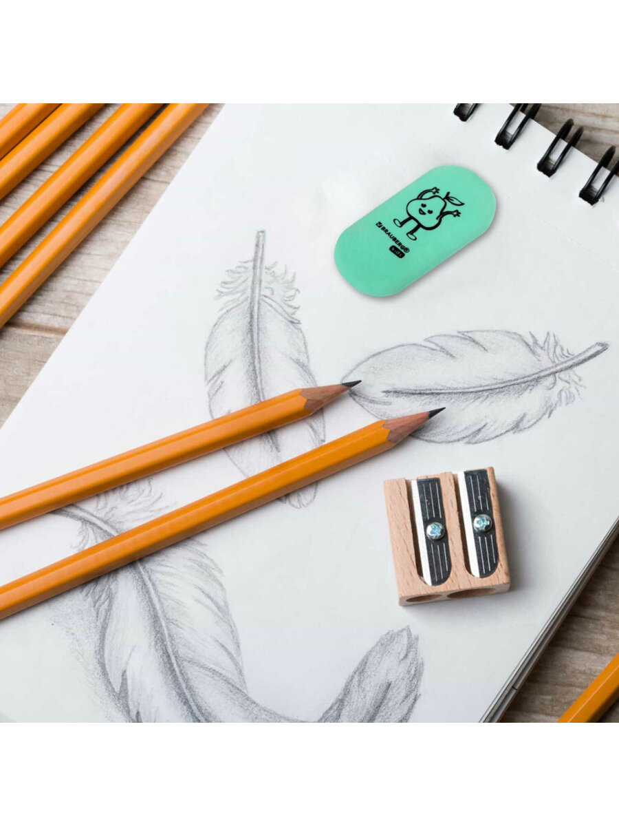 Ластик Brauberg 6 шт. - фото 15