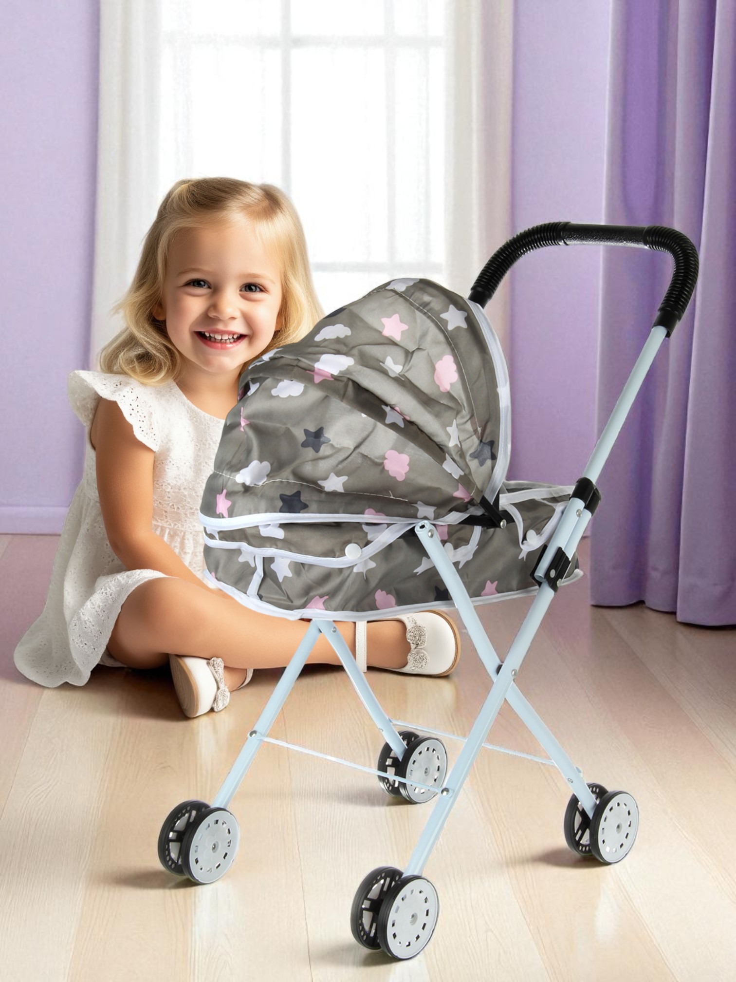 Коляска-люлька для кукол Veld Co 135740 - фото 10