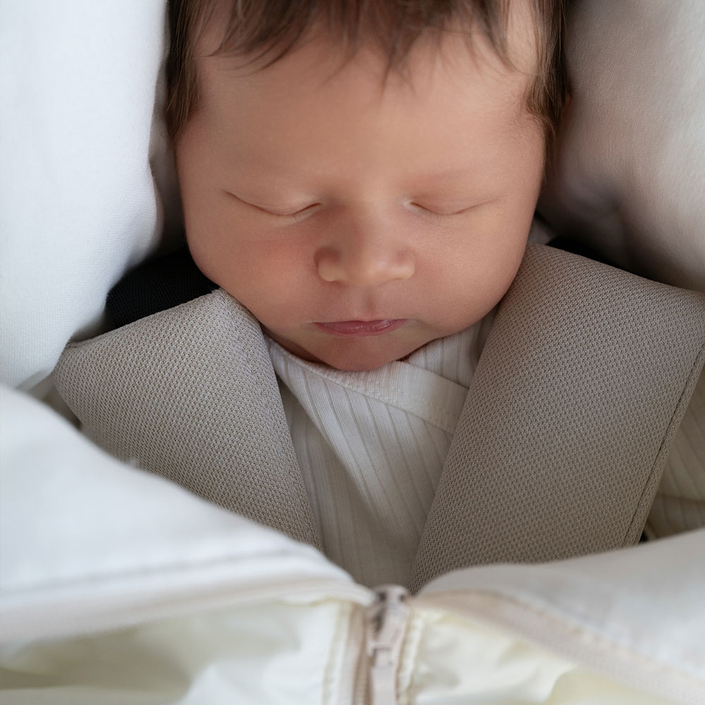 OLANT BABY конверт Siberia Mini в автокресло и коляску молочный - фото 5
