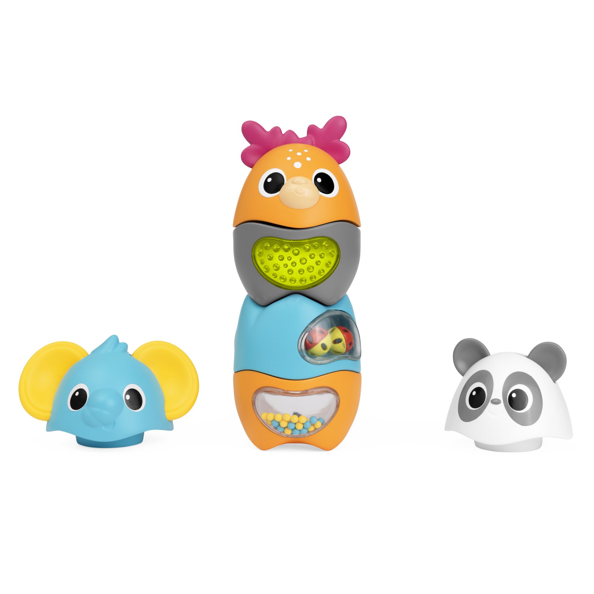 Игрушка Chicco пирамидка Весёлые животные 3в1 - фото 7