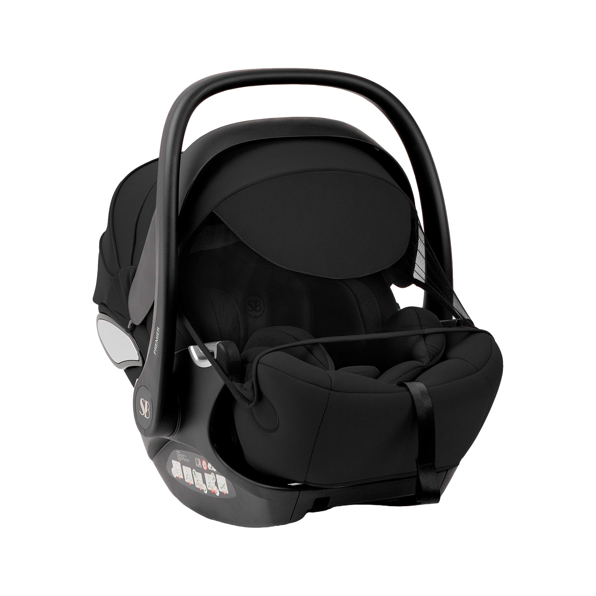 Автокресло Sweet Baby Premier WG06 Pro Black 0 (0 -13 кг) черный - фото 12