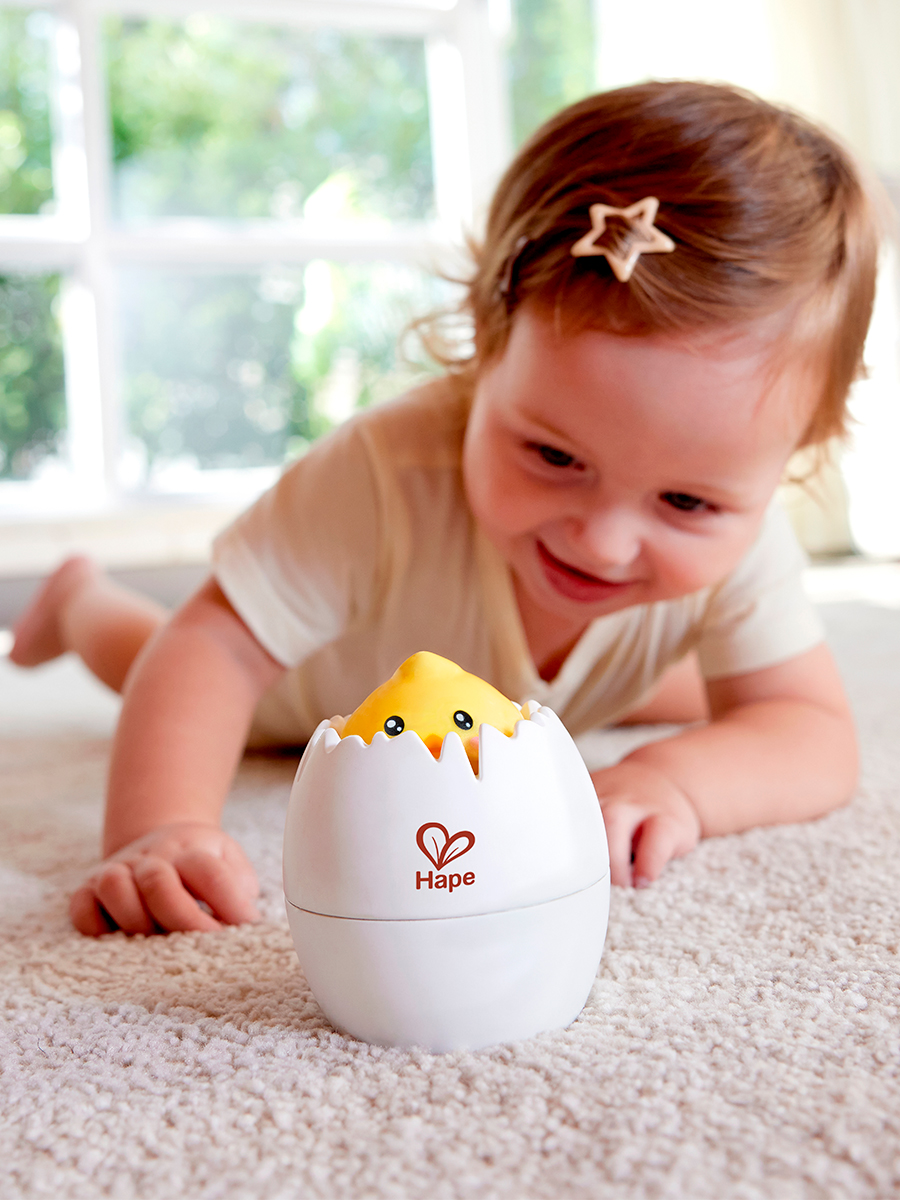 Игрушка Hape неваляшка Цыпленок - фото 4