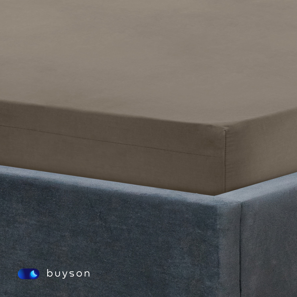 Простыня buyson BuyDream 140 x 200 см на резинке 1 шт. - фото 3