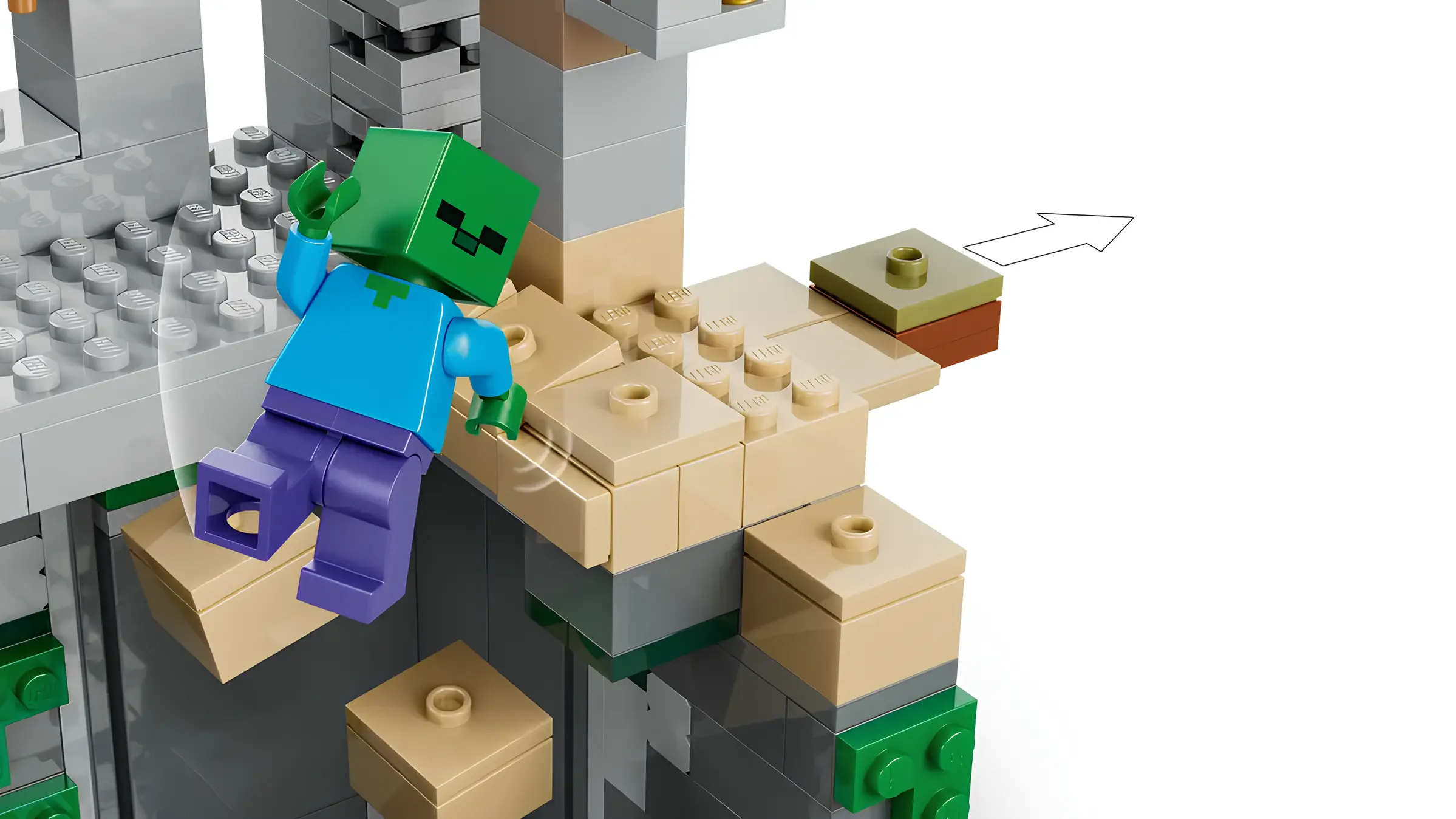 Конструктор LEGO Minecraft 21587 Подземелье зомби - фото 6