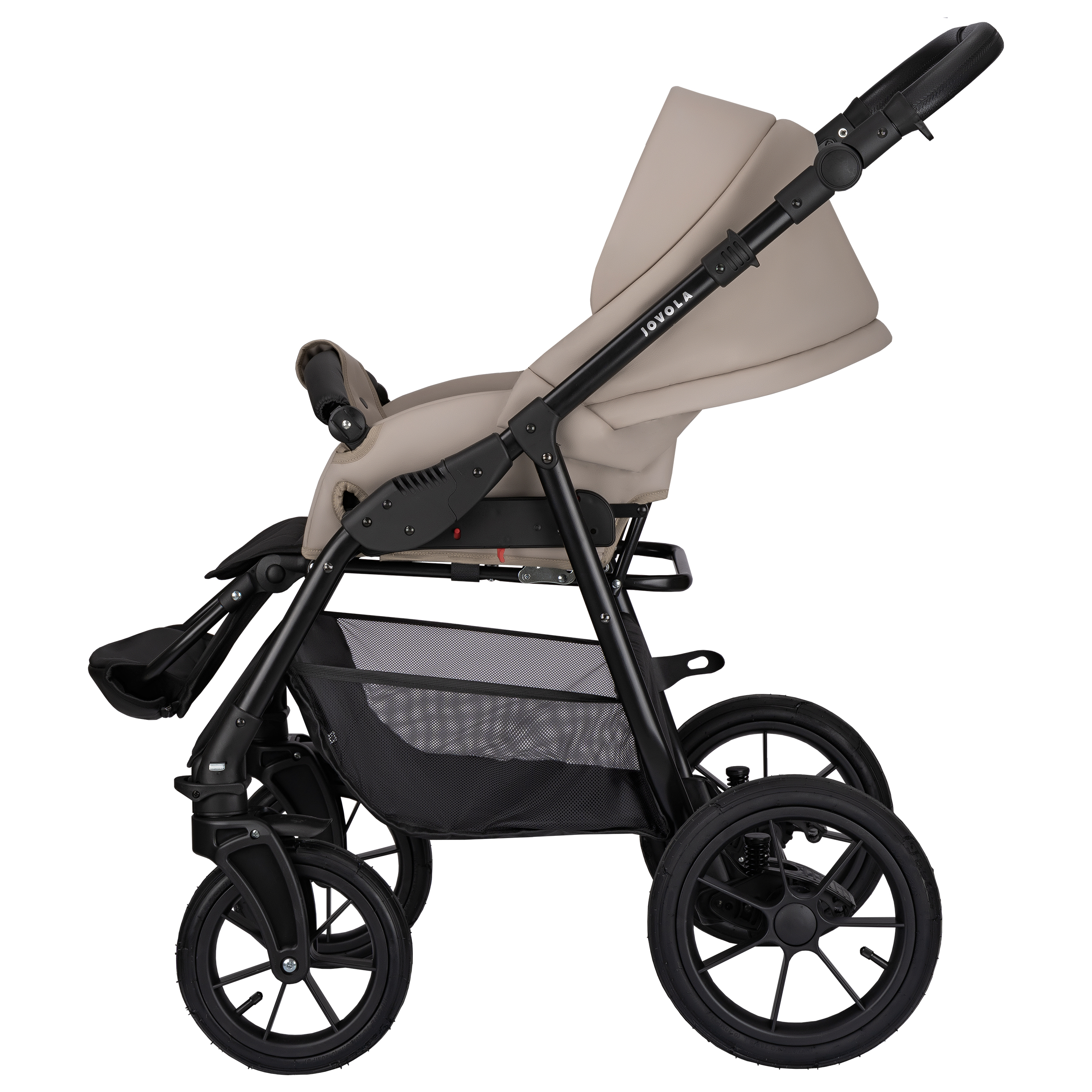 Коляска 2в1 JOVOLA Tessa Eco бежевый - фото 21