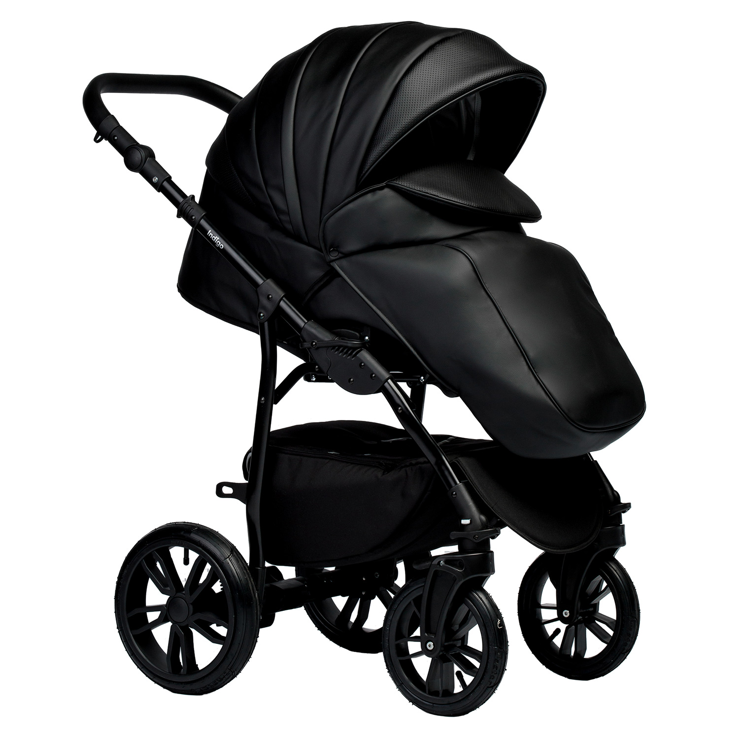 Коляска 2в1 Indigo Special 03 черный - фото 4