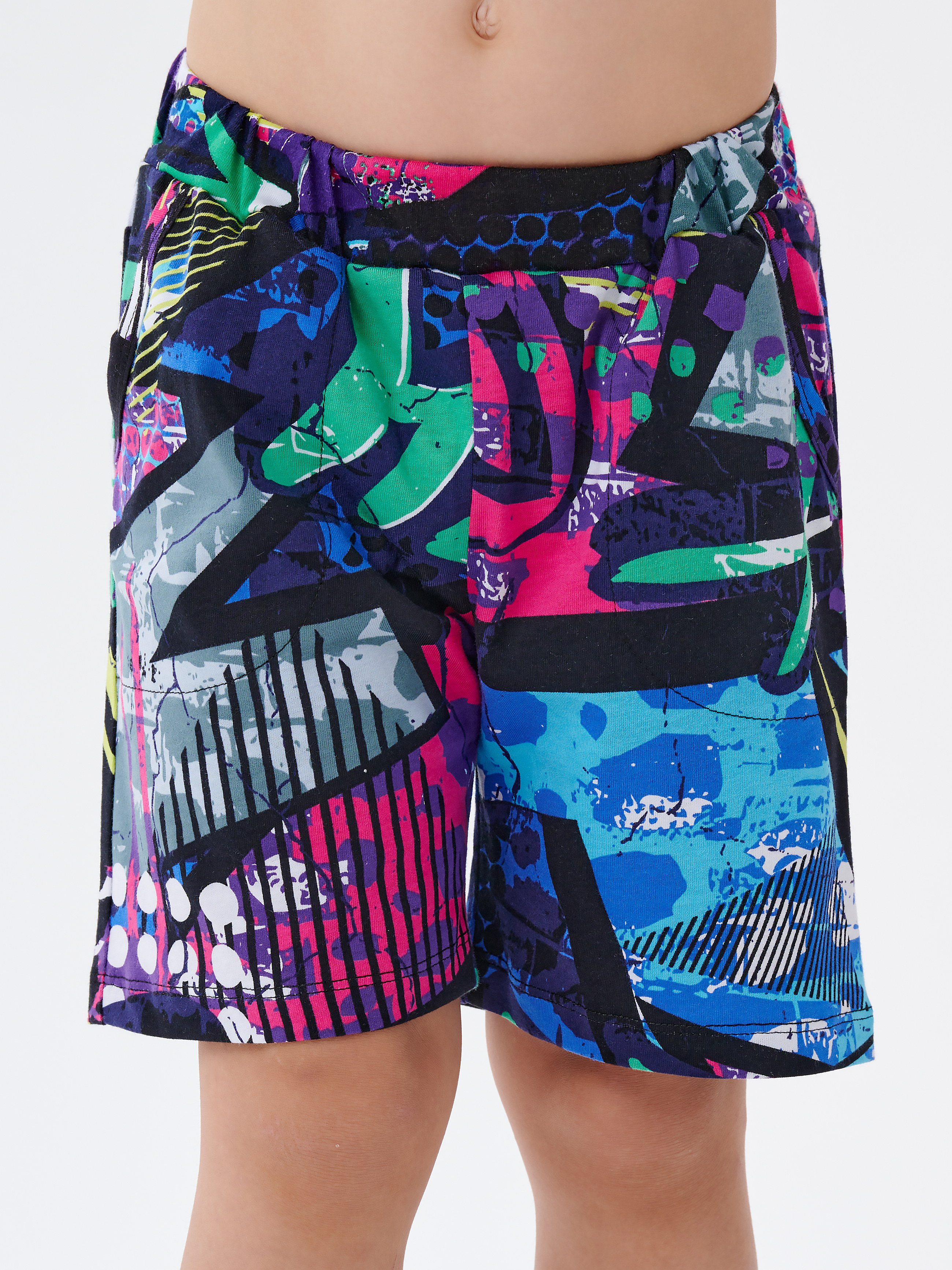 Пижама КрутышОк К-036 белый, абстракция - фото 7