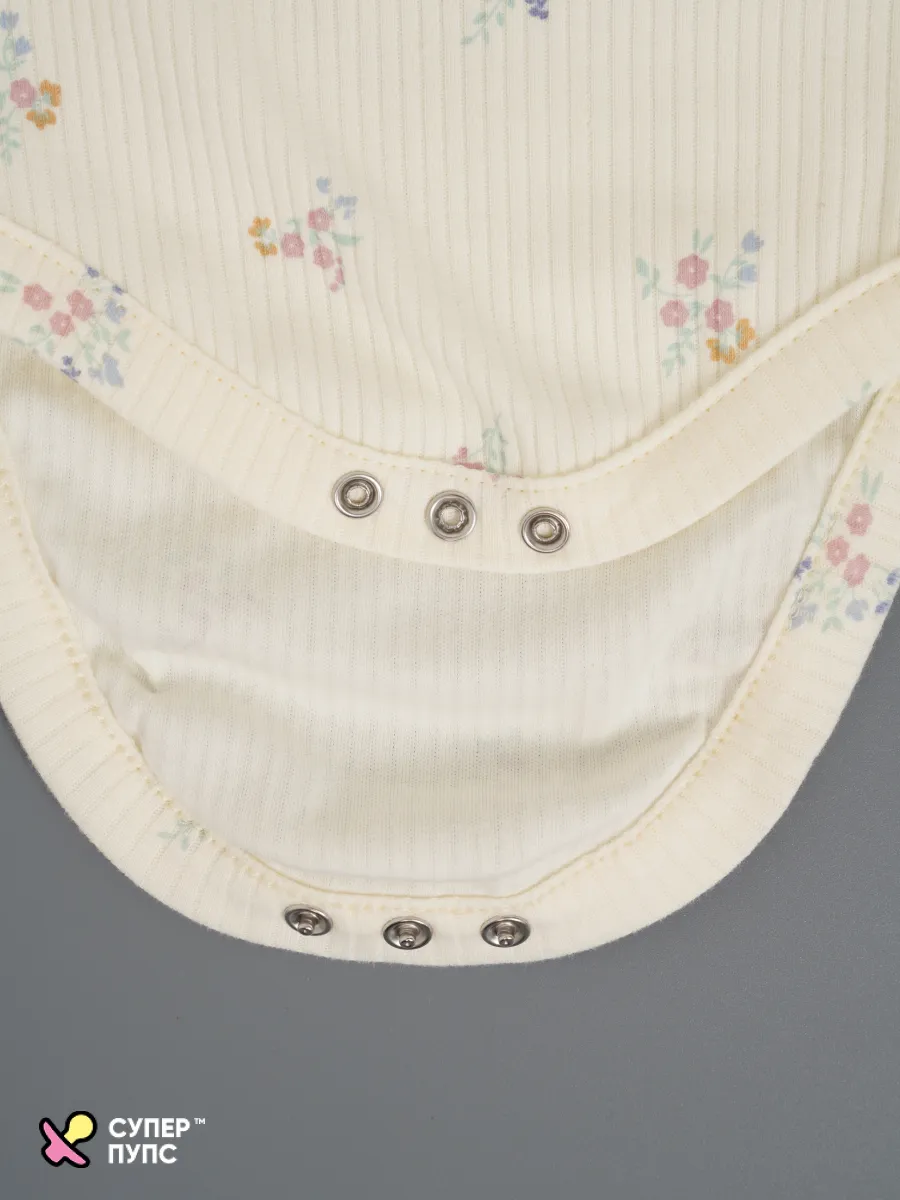 Боди 3 шт Супер Пупс нбр/3пр/бд/коррук/полоска/цветы - фото 10