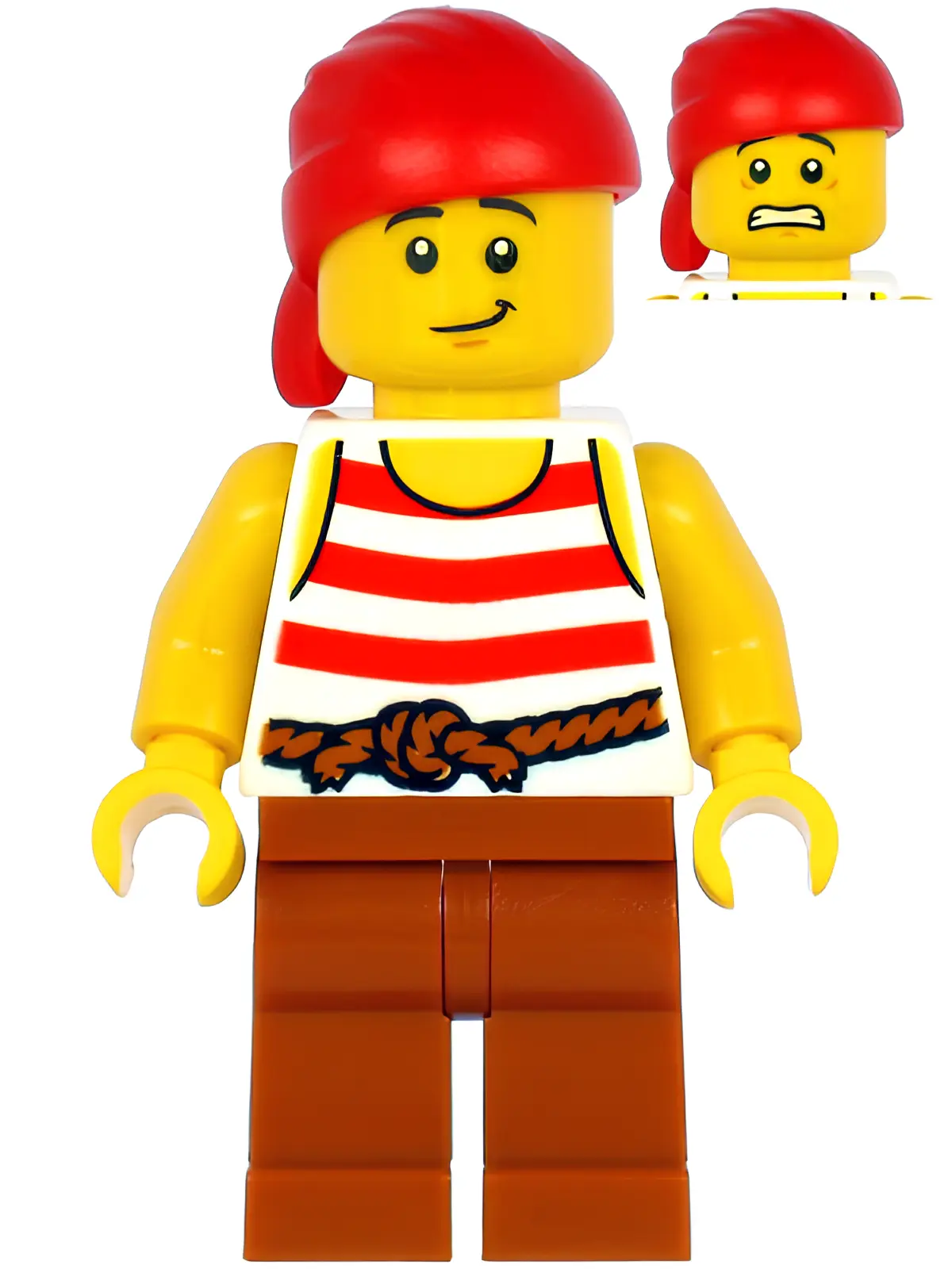 Изображение товара LEGO Минифигурка Пират Red с ярким дизайном и аксессуарами Изображение товара LEGO Минифигурка Пират Red с ярким дизайном и аксессуарами