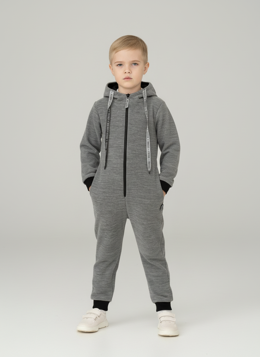 Комбинезон Утенок 294/2 серый - фото 1