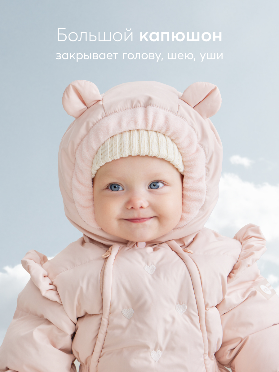 Комбинезон Happy Baby 89030_light-pink/68-74 - фото 6