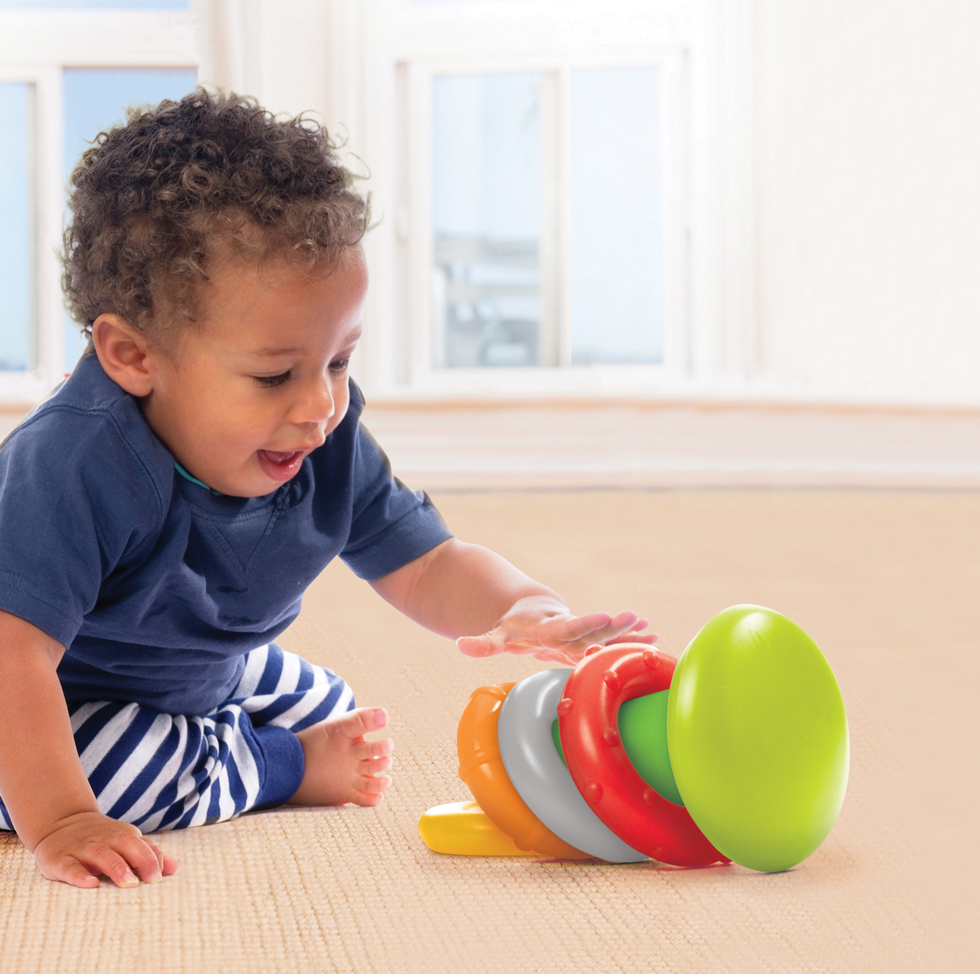 Игрушка INFANTINO сортер и юла - фото 5