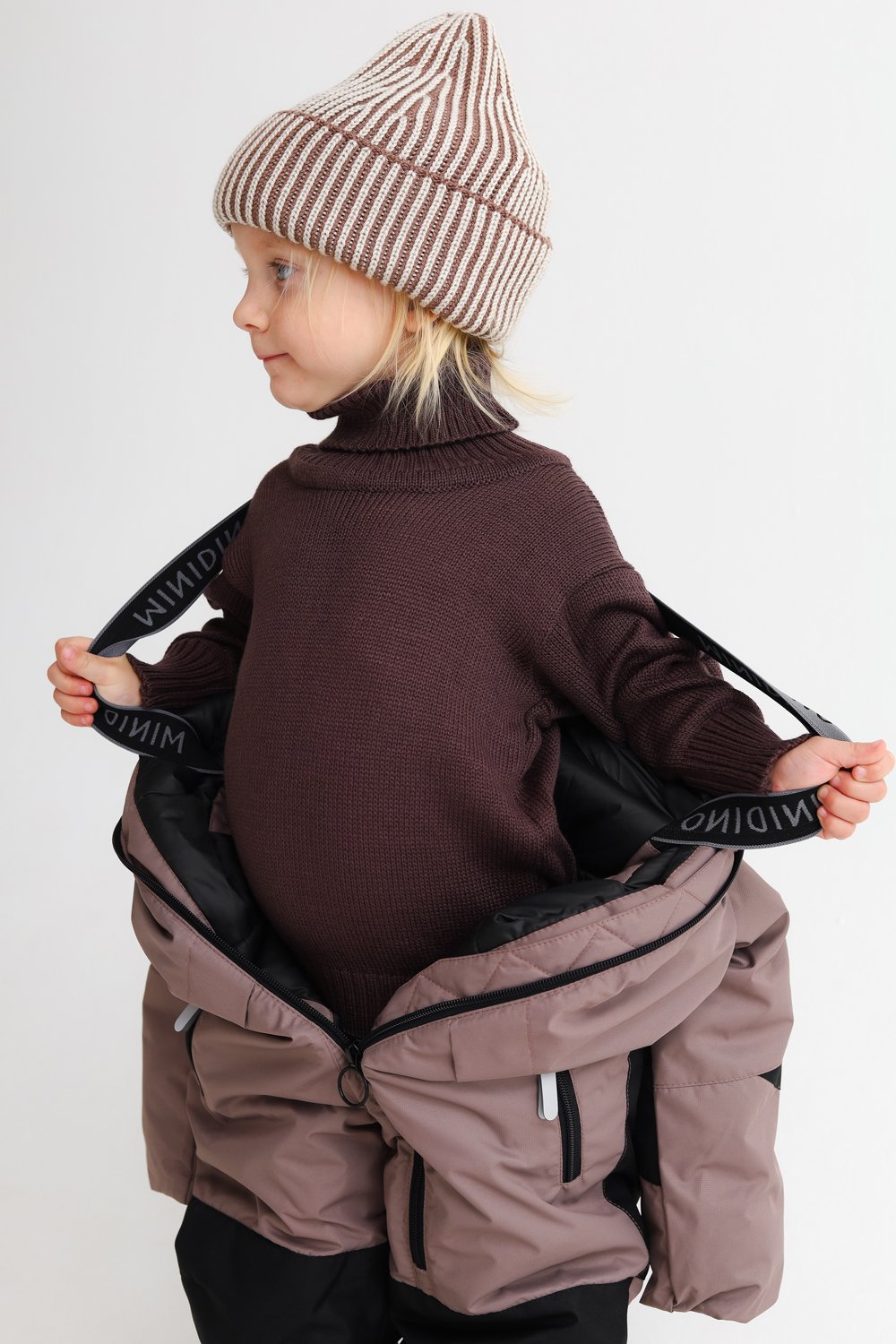 Комбинезон MINIDINO MDW1-OW006/0Комбинезон зимний Super капучино - фото 7