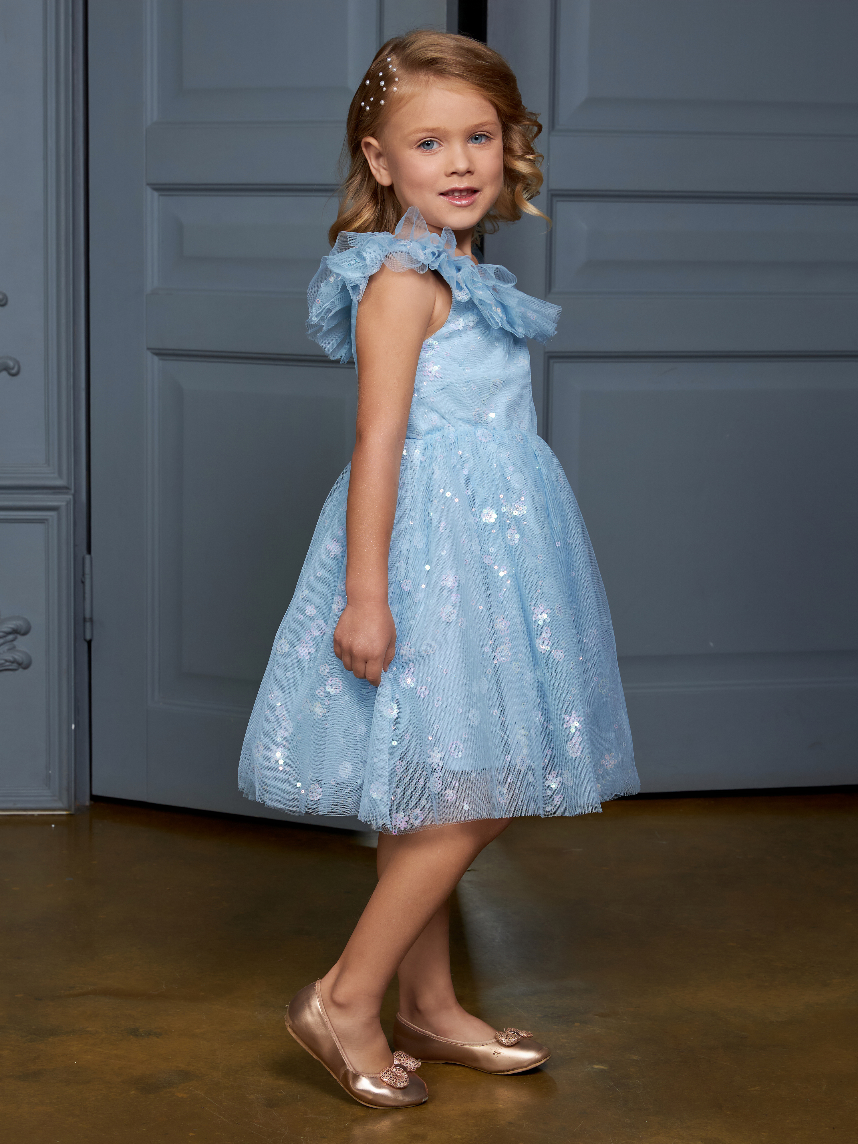 Платье ME WE KG225-W601-199_Голубой - фото 2