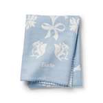 Плед Elodie хлопок-жаккард Blueberry Blue хлопок 75 x 100 см