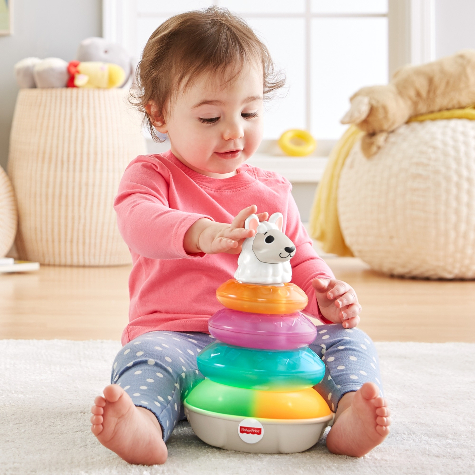Игрушка Fisher Price пирамидка - фото 10