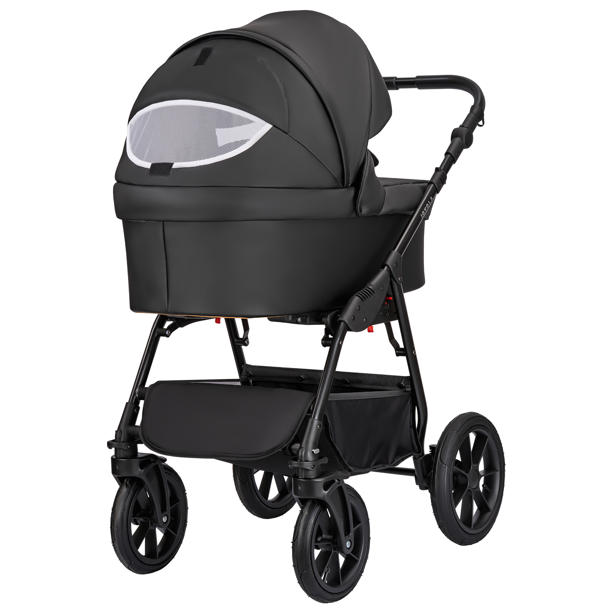 Коляска 2в1 JOVOLA Tessa Eco серый - фото 13