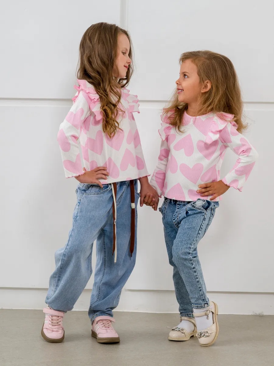 Лонгслив NATIVIA ЛОНГ/СЕРДЕЧКИРОЗОВЫЕ - фото 13