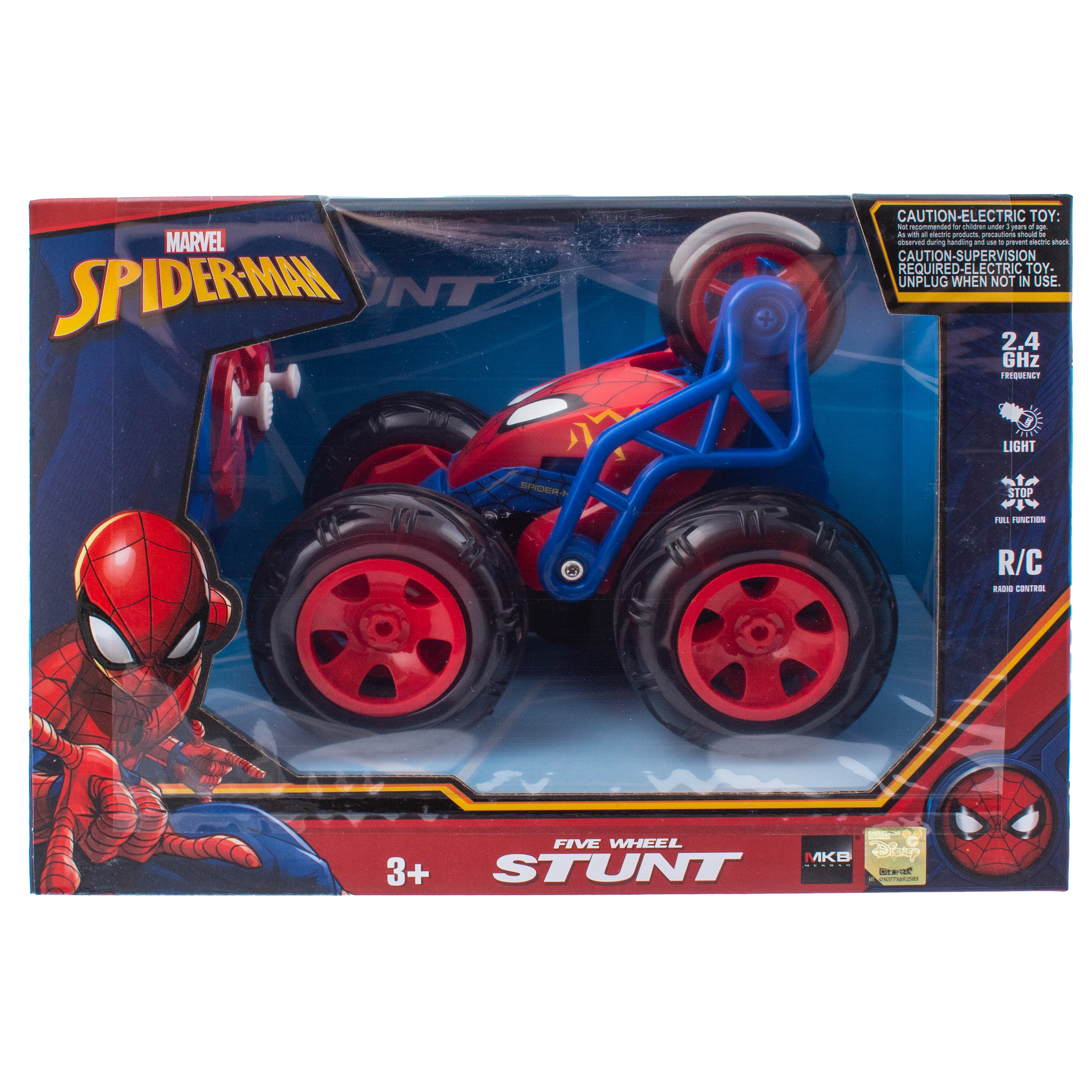 Автомобиль РУ KiddiePlay Spider Man - фото 8